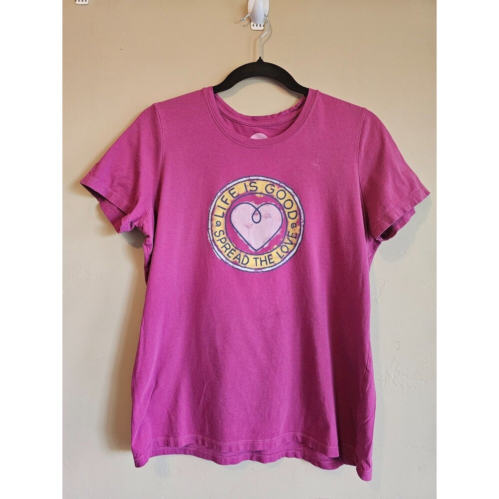 Life is Good (2 pack) Women's Med crusher & classic fit "spread the love" "Buoy"